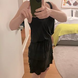 Beautiful Under.Ligne tiered ruffle dress!